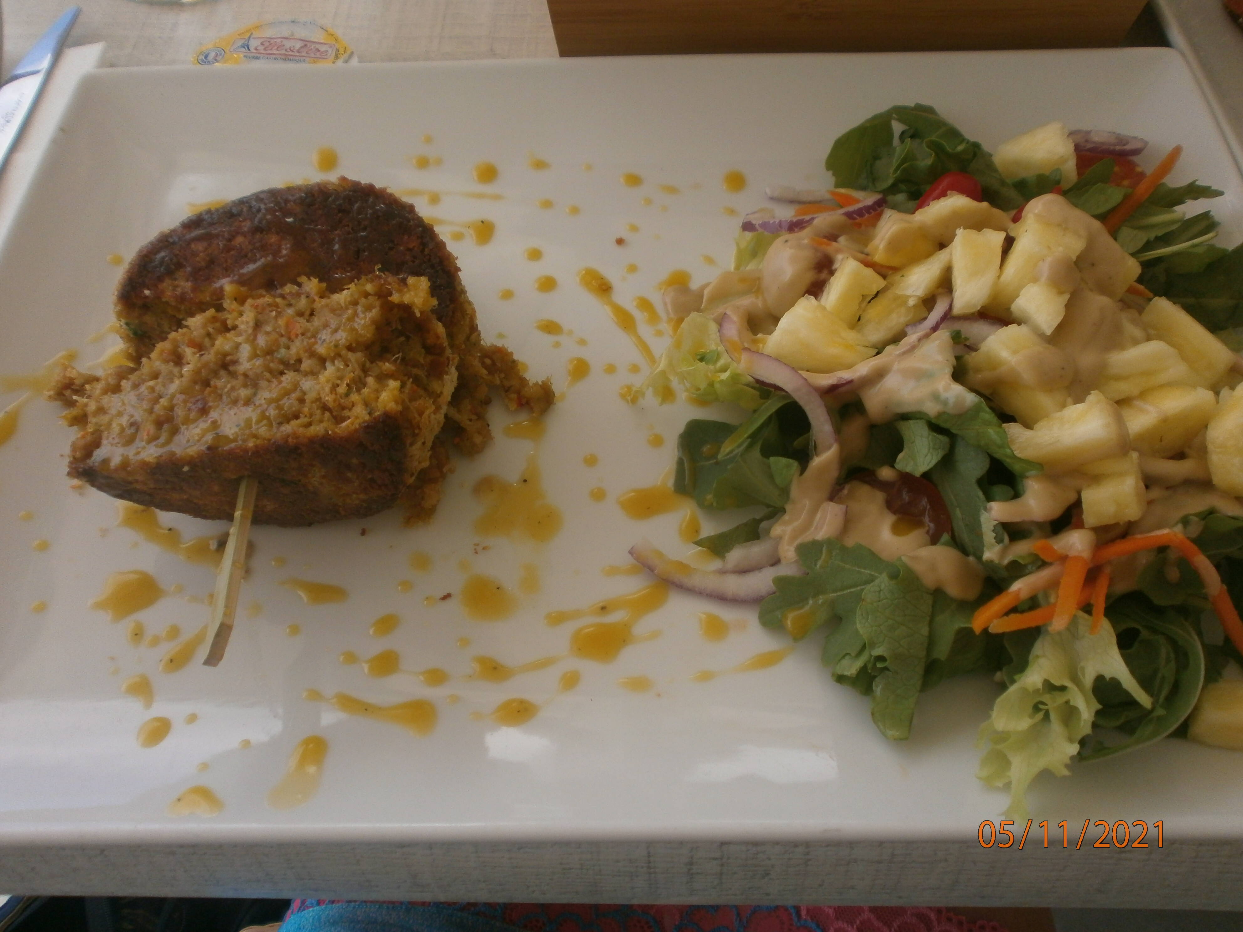 Attached picture Crab Cake Salad.JPG